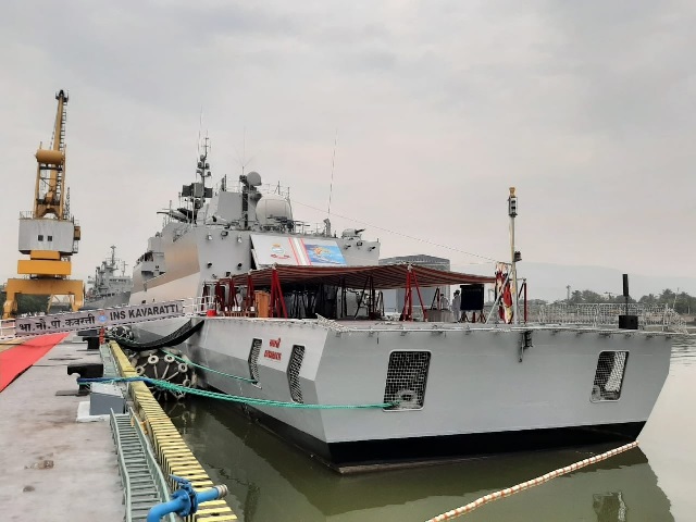 INS Kavaratti: Indigenously built ASW stealth corvette commissioned into Indian Navy at Vishakhapatnam